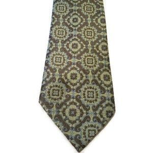 Vintage 100% Polyester Golden Clasp Tie